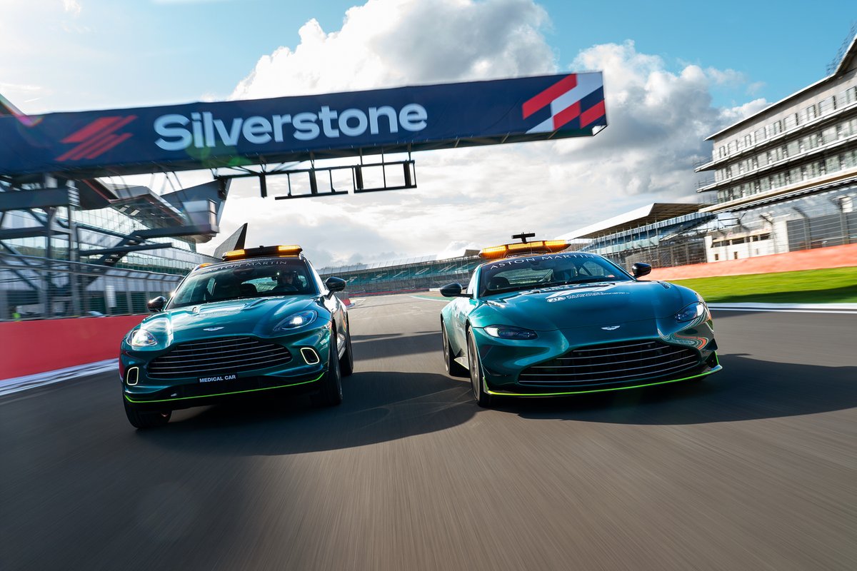 Astonn Martin Official Safety and Medical Cars of Formule 1