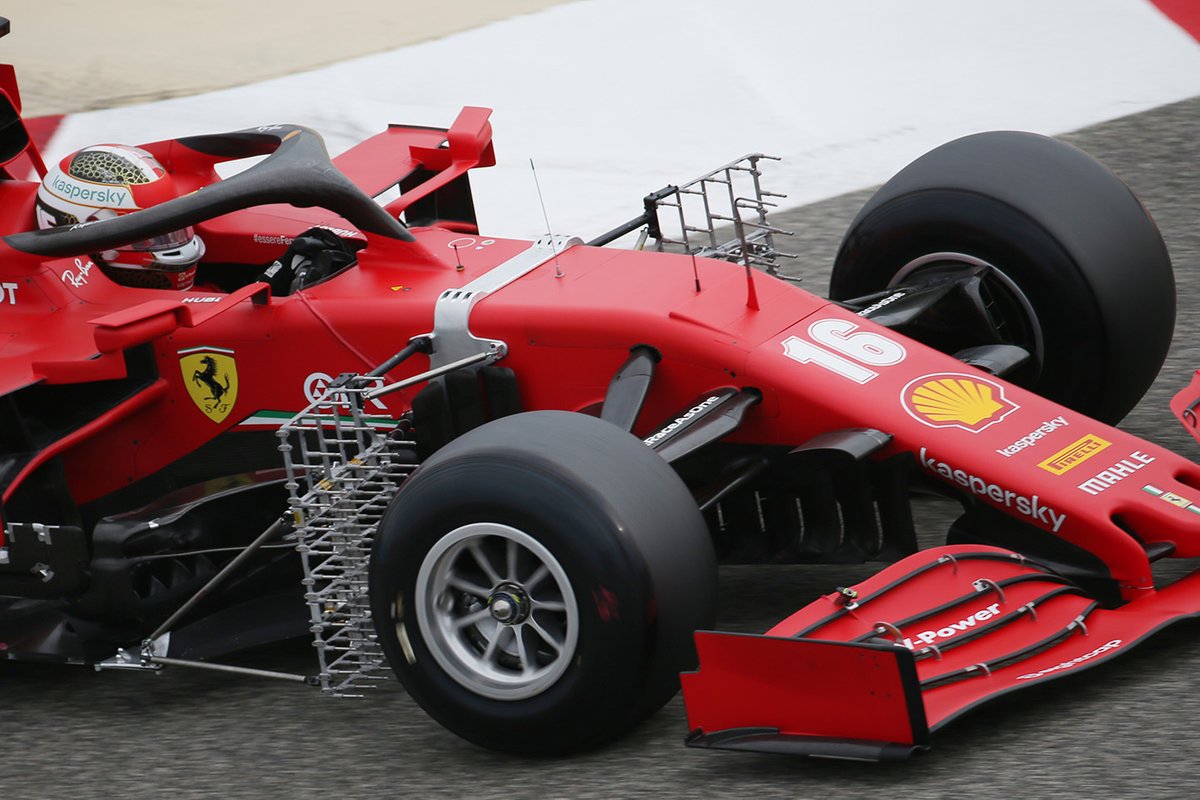 Charles Leclerc, Ferrari SF1000 avec capteurs aérodynamiques