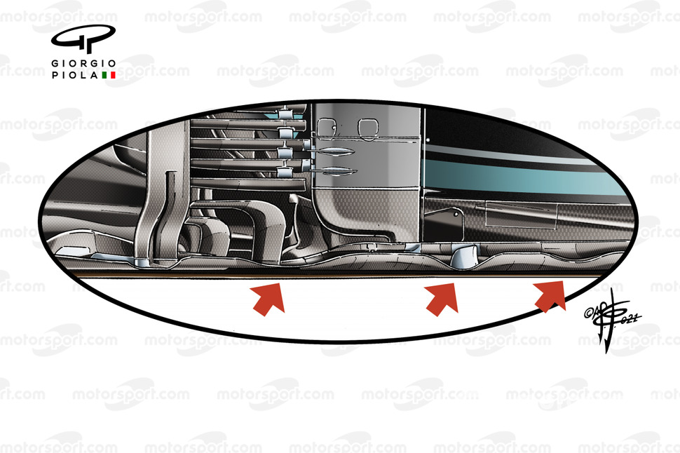 Plancher Mercedes AMG F1 W12