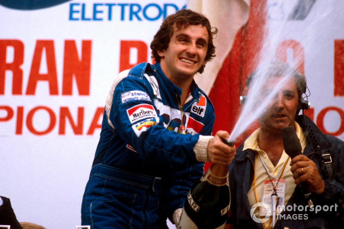 Vainqueur de la course Alain Prost, Renault