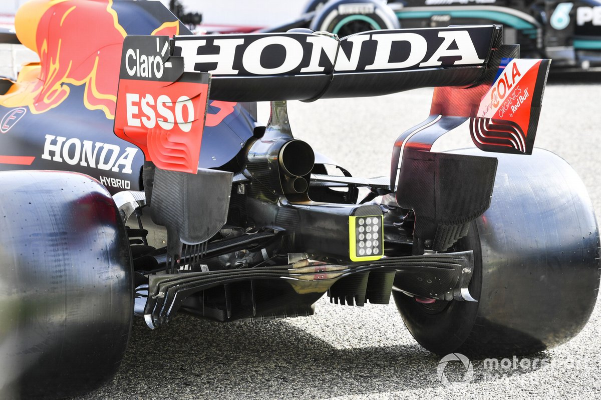 Détail arrière de la Red Bull Racing RB16B