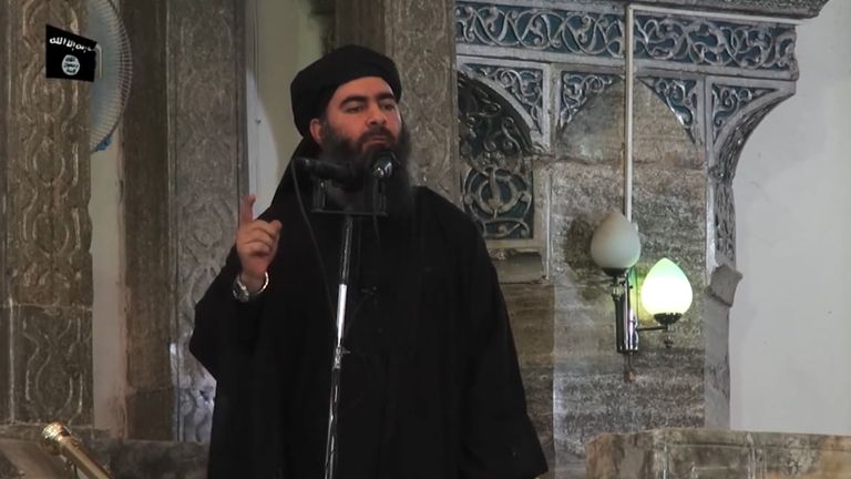 Le chef de l'État islamique (EI), Abu Bakr al-Baghdadi, aurait parlé à des partisans dans une mosquée de Mossoul