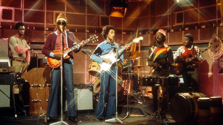Bob Marley et les Wailers sur The Old Grey Whistle Test en 1973