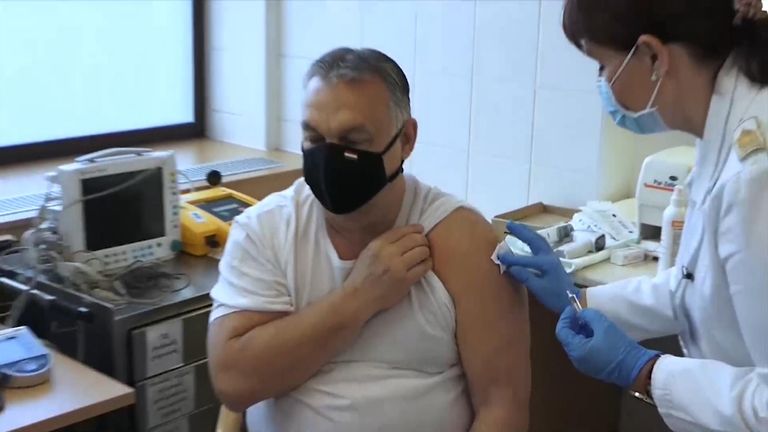 Le Premier ministre hongrois Viktor Orban a reçu le vaccin chinois