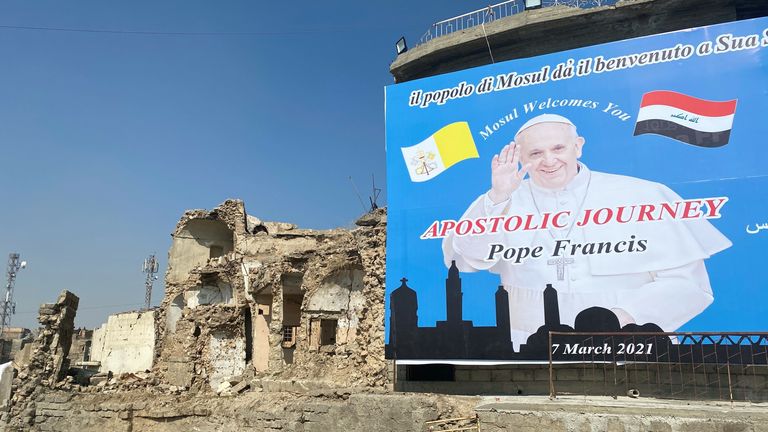 Le Pape terminera son voyage à Mossoul