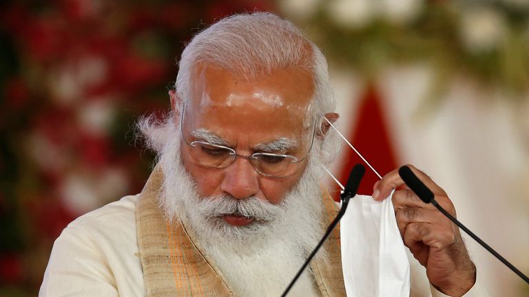 Le Premier ministre Narendra Modi a déclaré 