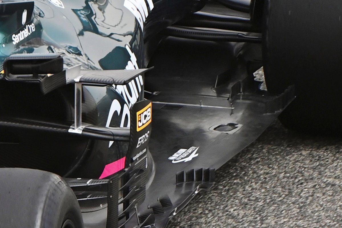 Détail de l'Aston Martin AMR21