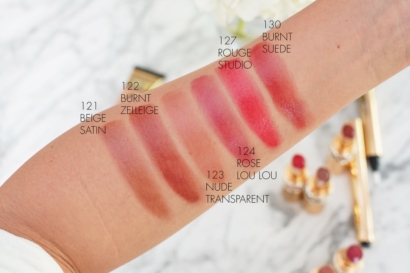 Nuancier YSL Rouge Volupte Shine