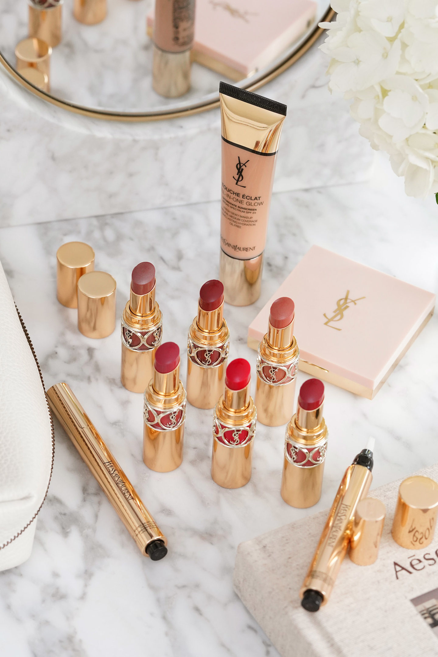 Nouveaux rouges à lèvres YSL Rouge Volupte Shine chez Sephora