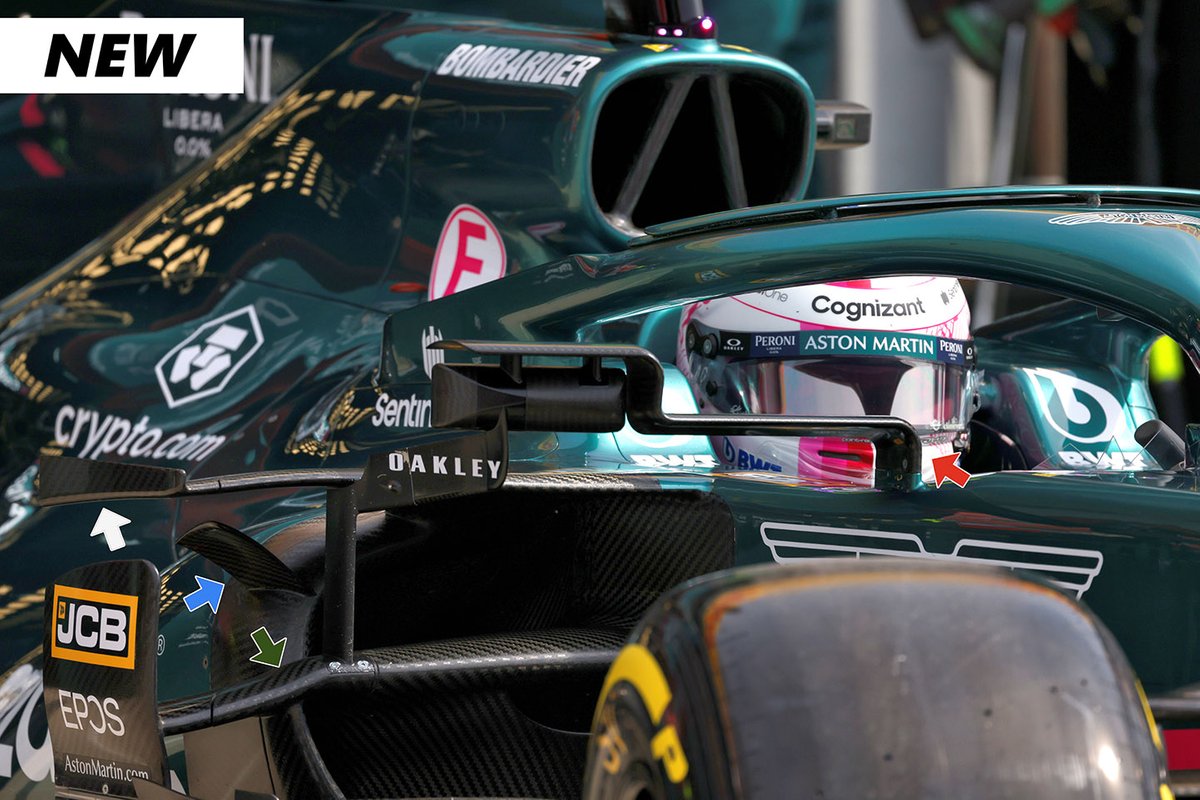 Détail de l'Aston Martin AMR21