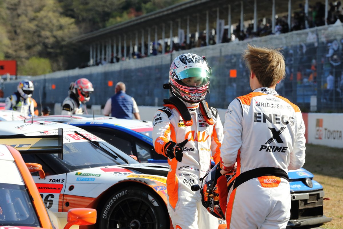 Kenta Yamashita, # 14 ENEOS X PRIME GR Supra, Sho Tsuboi, # 36 au TOM'S GR Supra