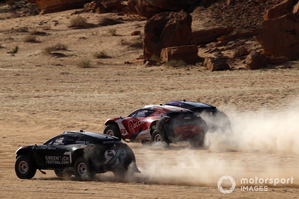 Molly Taylor, Johan Kristoffersson, Rosberg X Racing, Laia Sanz, Carlos Sainz, Sainz XE Team et Cristina Gutierrez, Sébastien Loeb, X44