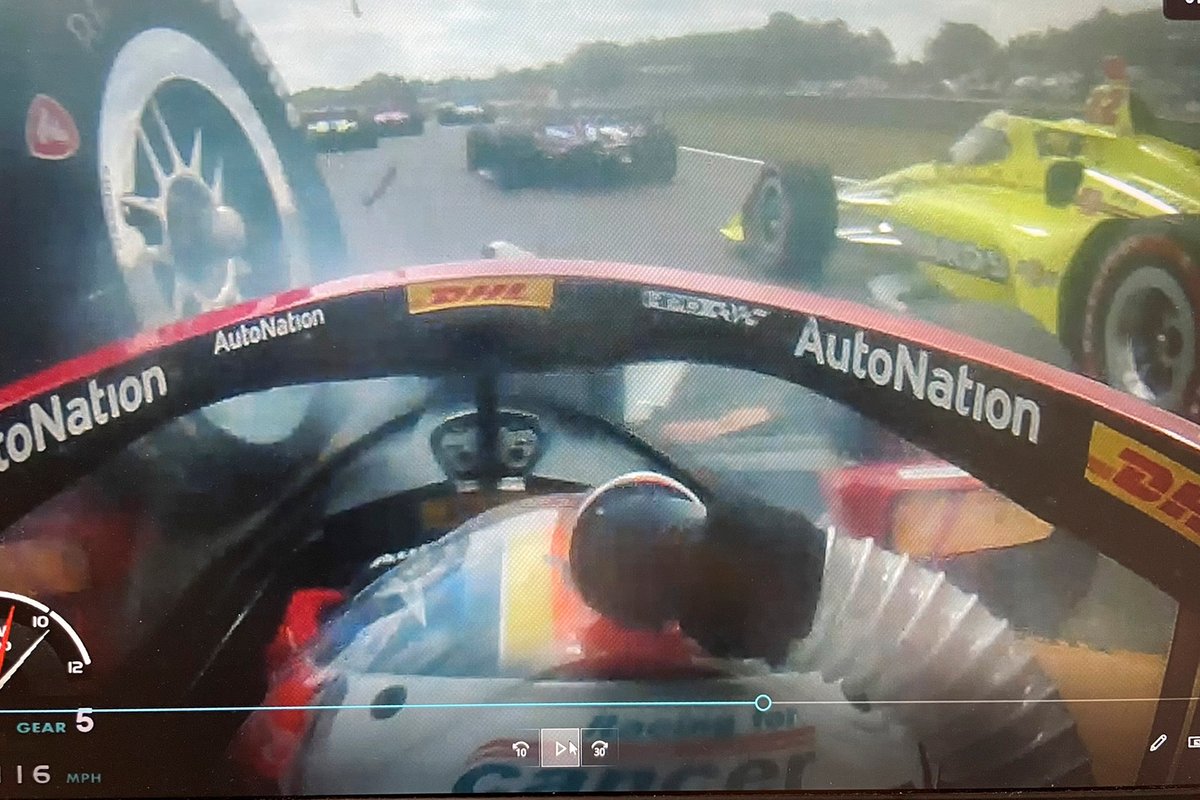 Captures d'écran à bord de Ryan Hunter-Reay, Andretti Autosport-Honda.