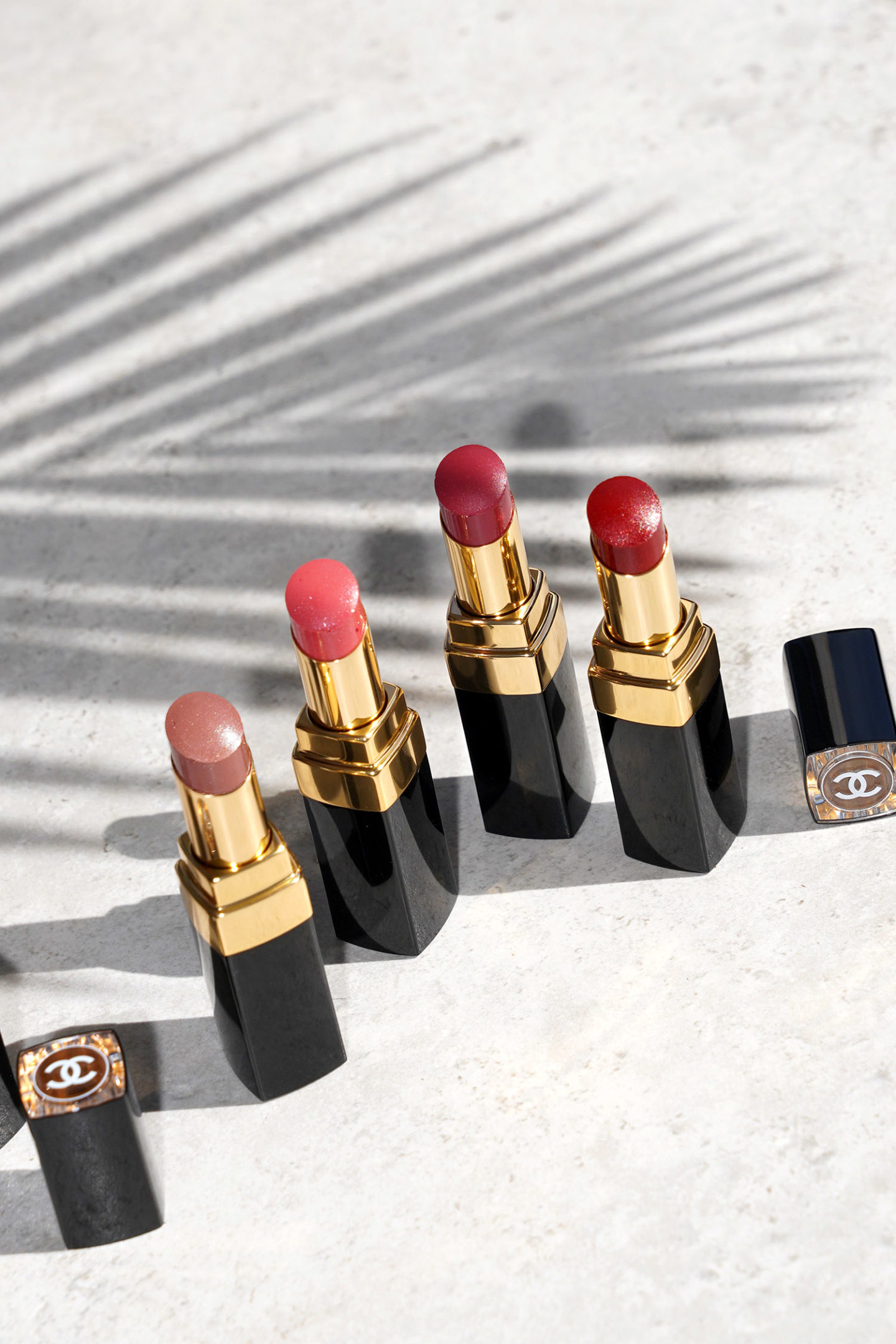 Chanel Rouge Coco Flash dans Dawn, Heat, Sunbeam, Flame 