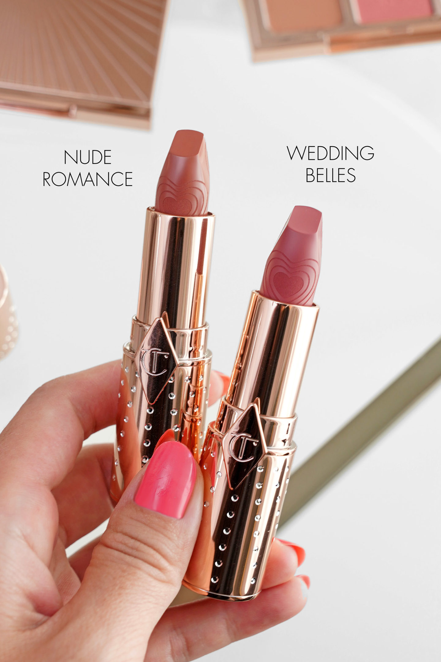 Charlotte Tilbury Look of Love Rouge à lèvres Nude Romance and Wedding Belles