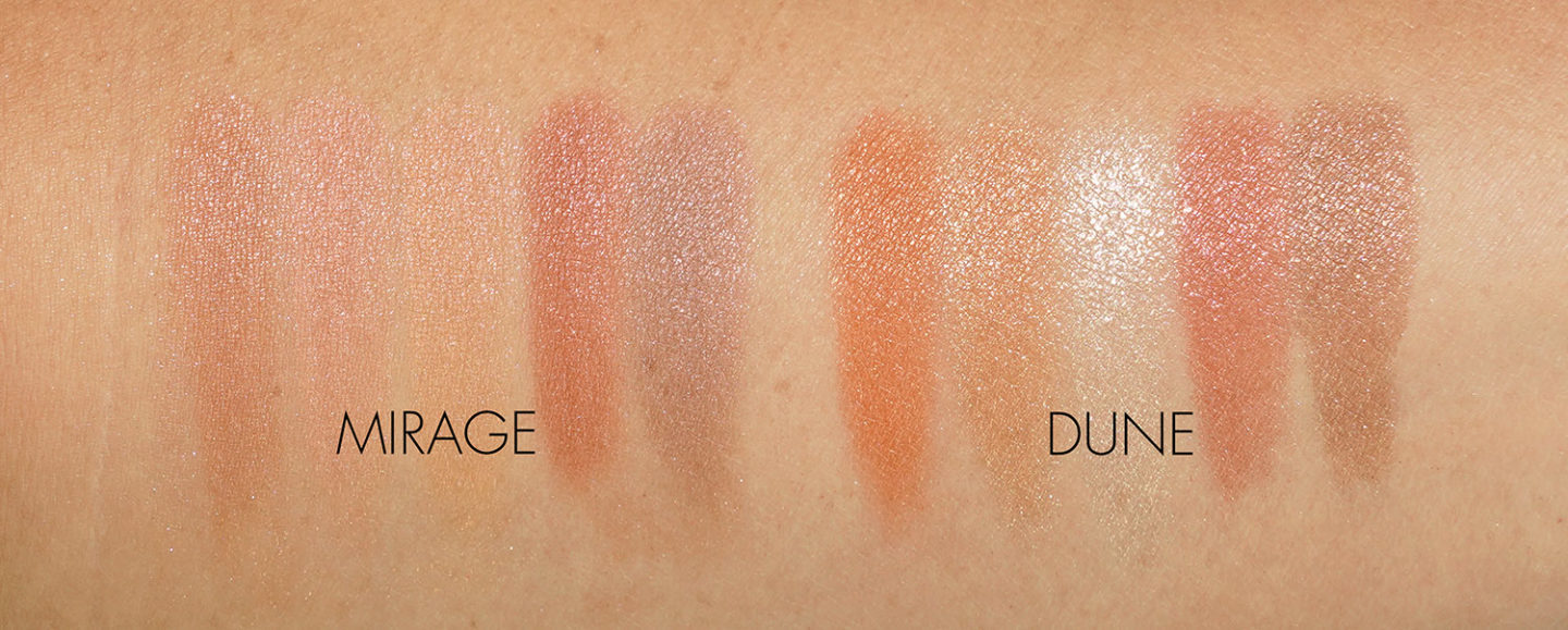 Échantillons de fard à paupières Dior Summer Dune