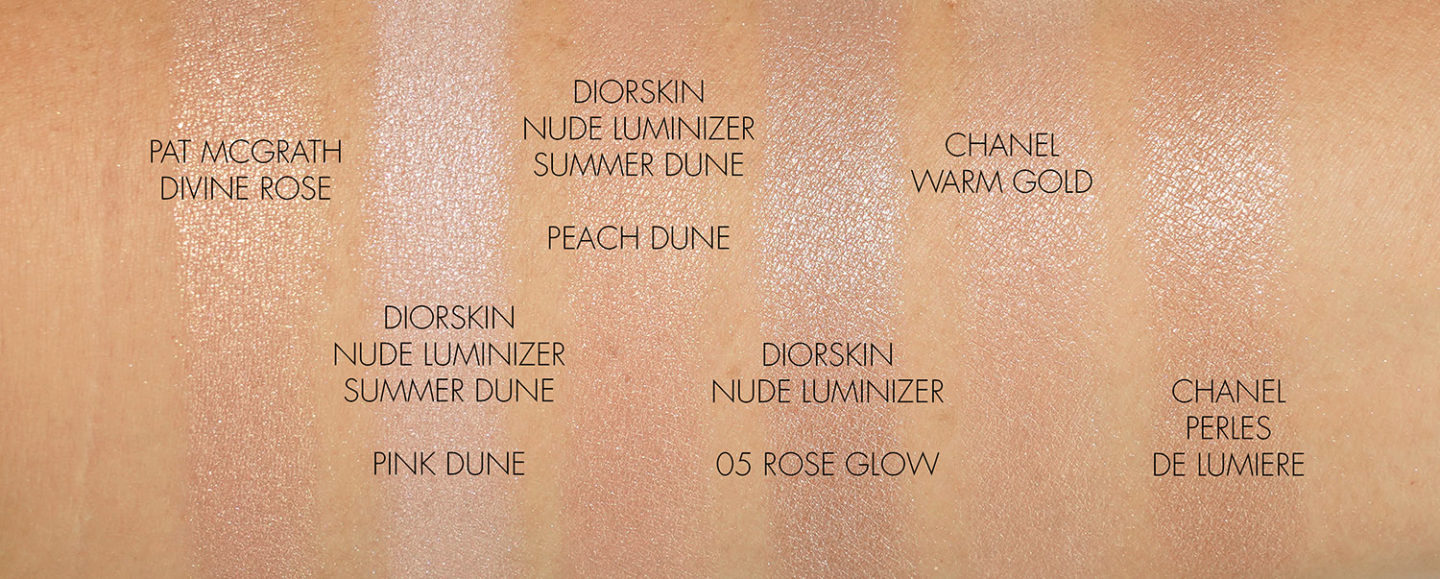 Échantillons de surligneur Dior Summer Dune Diorskin Nude