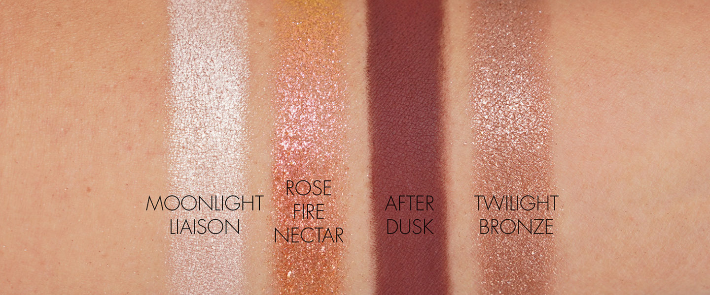 Pat McGrath Venus dans Fleurs Luxe Quad in Voyeruistic Vixen Swatches
