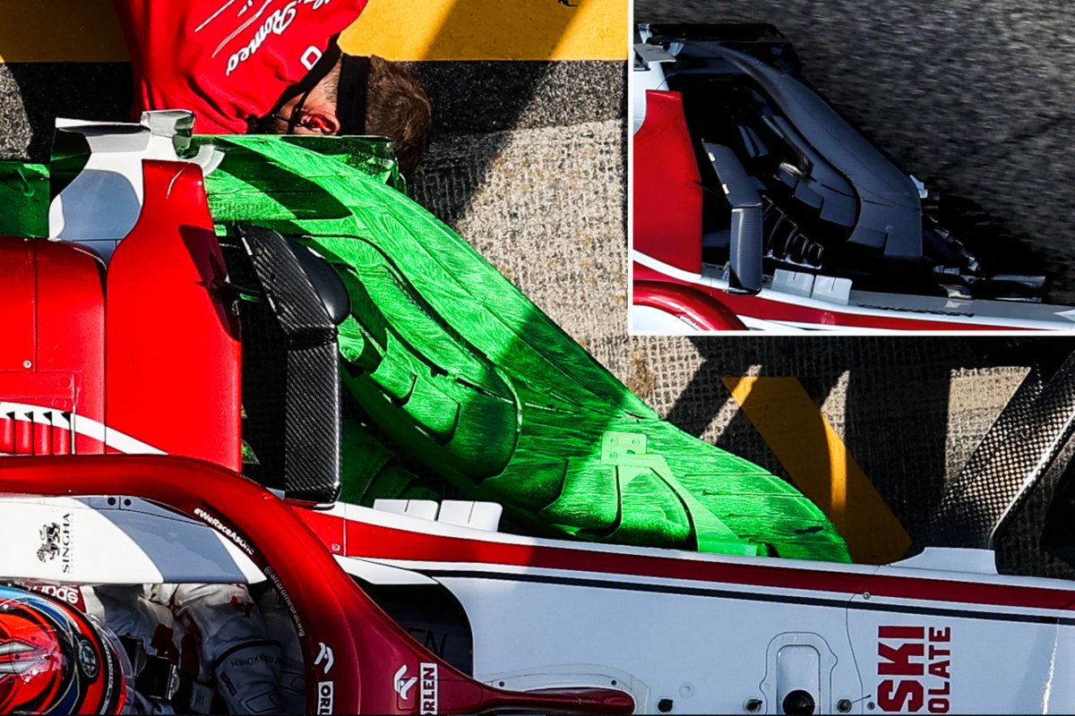 Détail des bargeboards Alfa Romeo C41