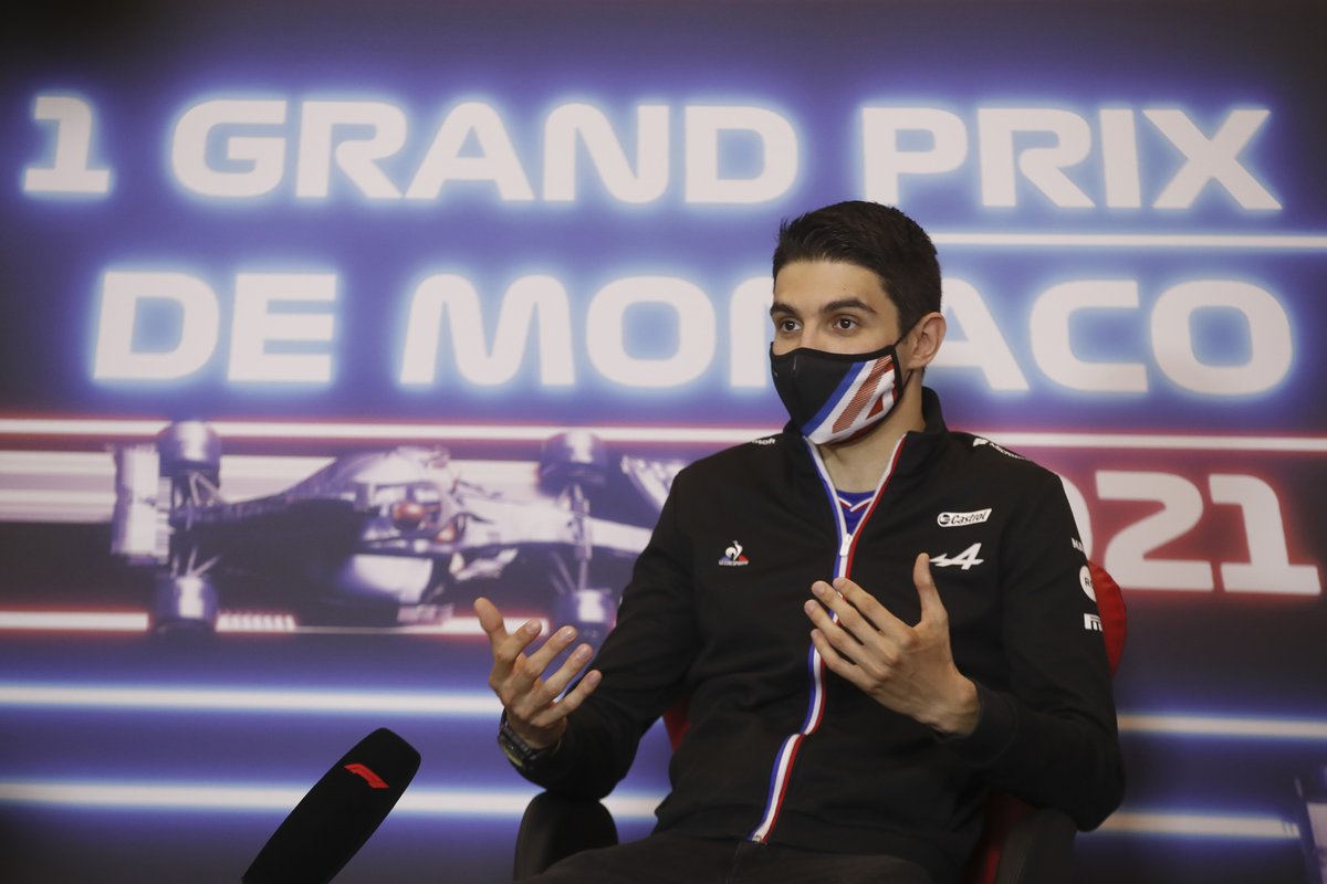 Esteban Ocon, Alpine F1, en conférence de presse