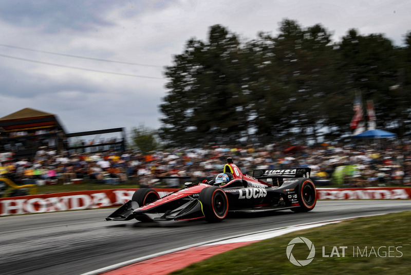 Wickens a terminé deuxième à Mid-Ohio en 2018, sa finale complétant la course IndyCar Series.
