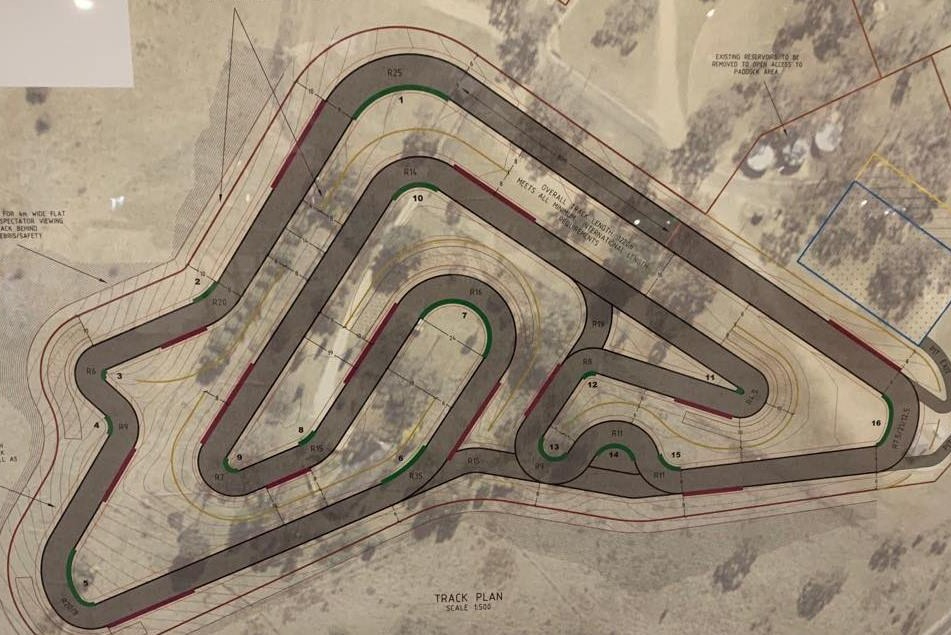 Le circuit de karting proposé au mont Panorama