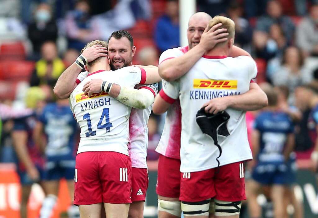Les Harlequins annulent le déficit de 28 points à Bristol pour atteindre la finale après prolongation