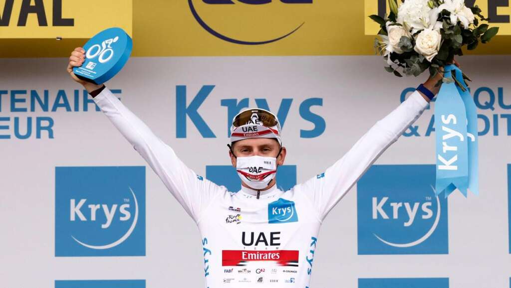 Tadej Pogacar remporte le contre-la-montre du Tour de France mais Mathieu Van Der Poel reste en jaune