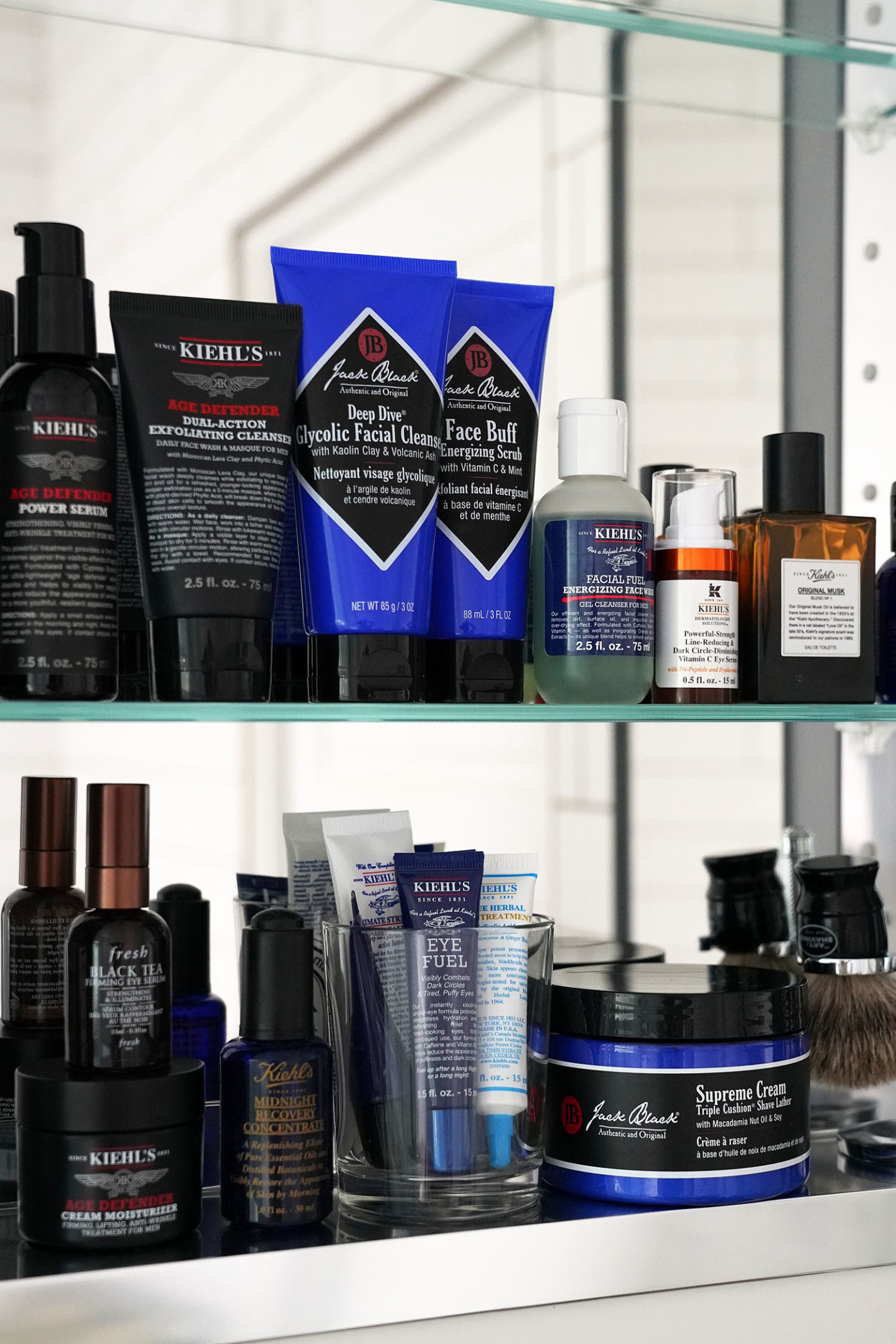 Meilleurs soins de la peau pour hommes Jack Black et Kiehls