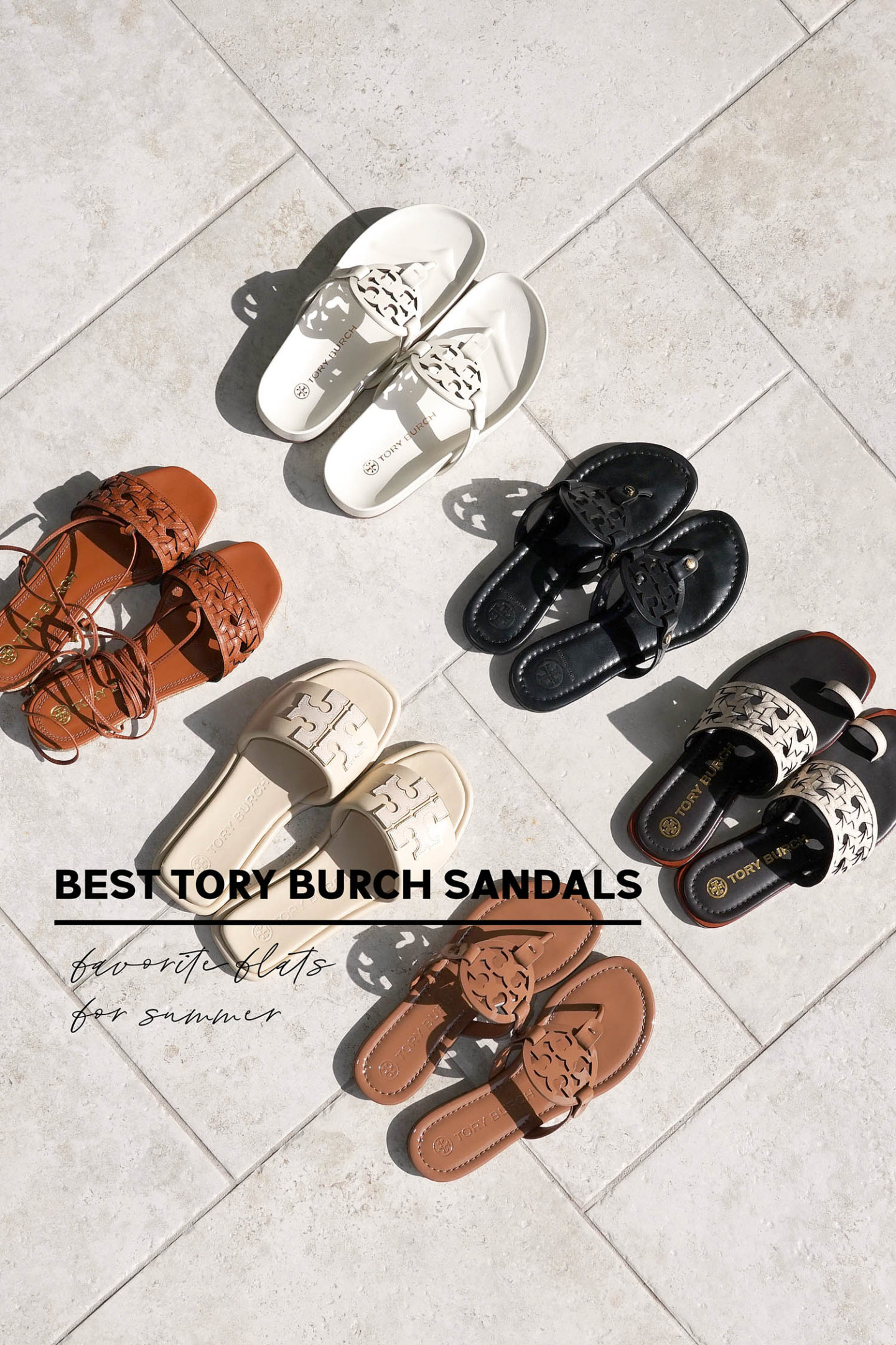 Meilleures sandales Tory Burch |  Le Lookbook Beauté