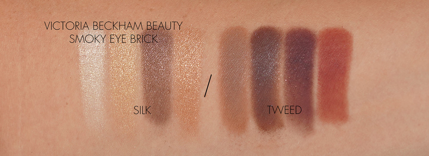 Victoria Beckham Smokey Eye Brick en échantillons de soie et de tweed