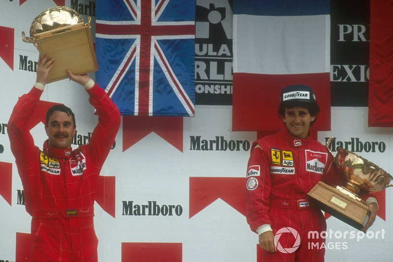 Nigel Mansell et Alain Prost, Ferrari