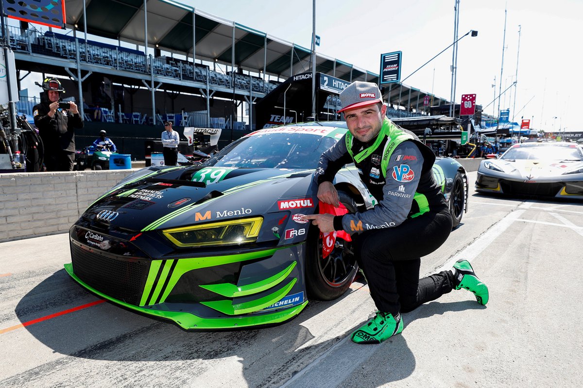 Pole sitter #39 CarBahn avec Peregrine Racing Audi R8 LMS GT3, GTD : Richard Heistand