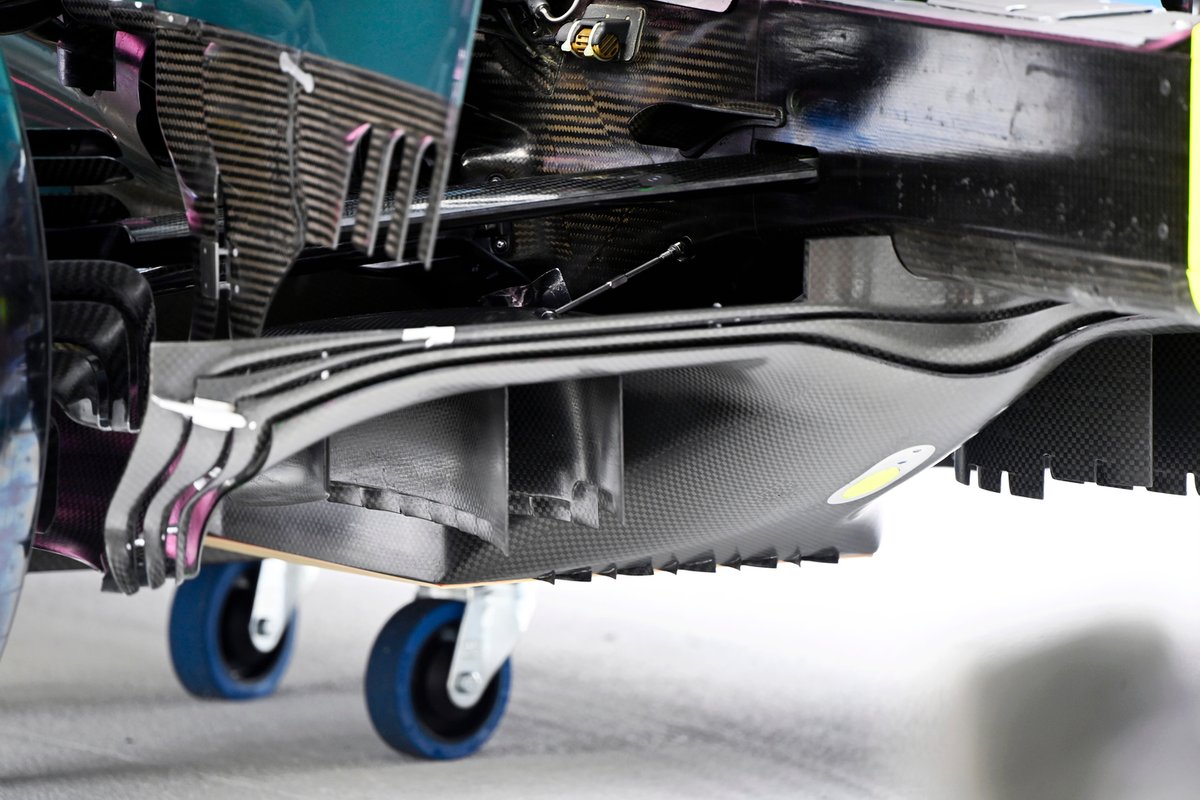 Détail de l'Aston Martin AMR21