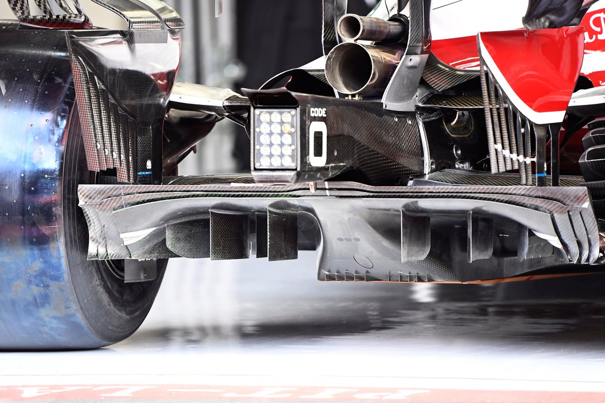 Détail arrière Alfa Romeo Racing C41