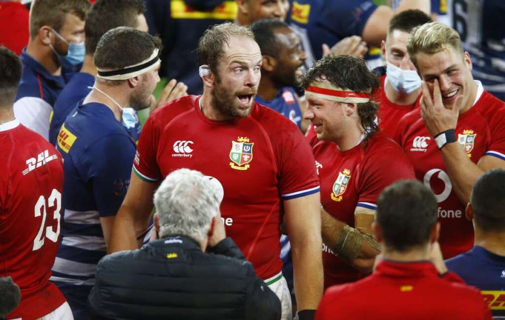 Alun Wyn Jones dans Test photo après le retour réussi des Lions britanniques et irlandais – Warren Gatland
