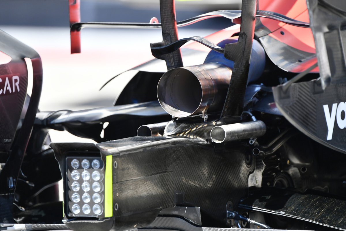 Détail arrière Red Bull Racing RB16B