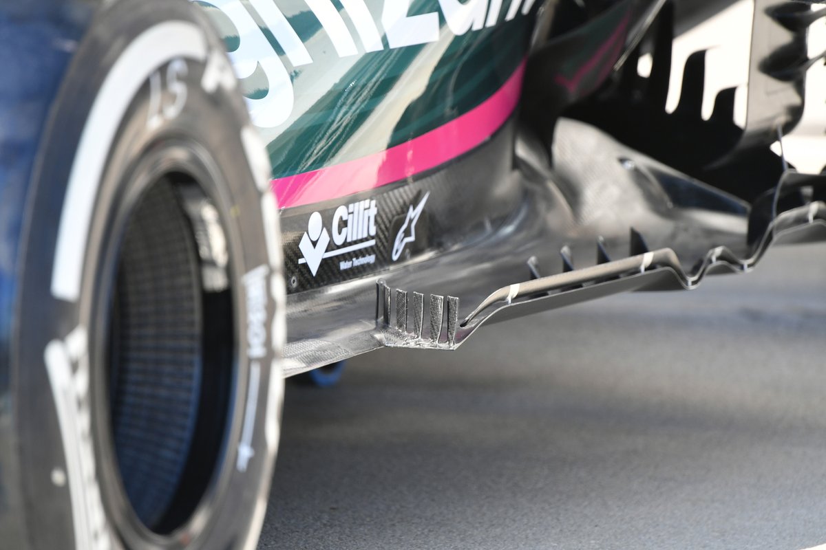 Détail de l'Aston Martin AMR21