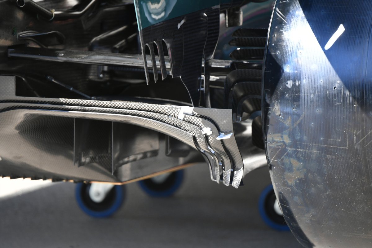 Détail de l'Aston Martin AMR21