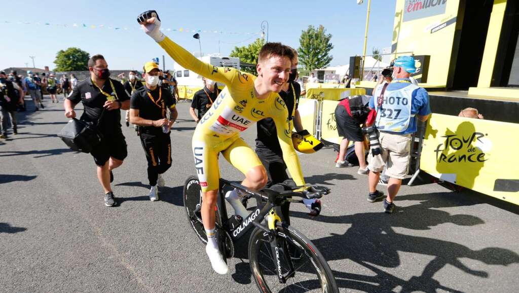 Tadej Pogacar en route pour des titres successifs du Tour alors que Wout Van Aert remporte la 20e étape