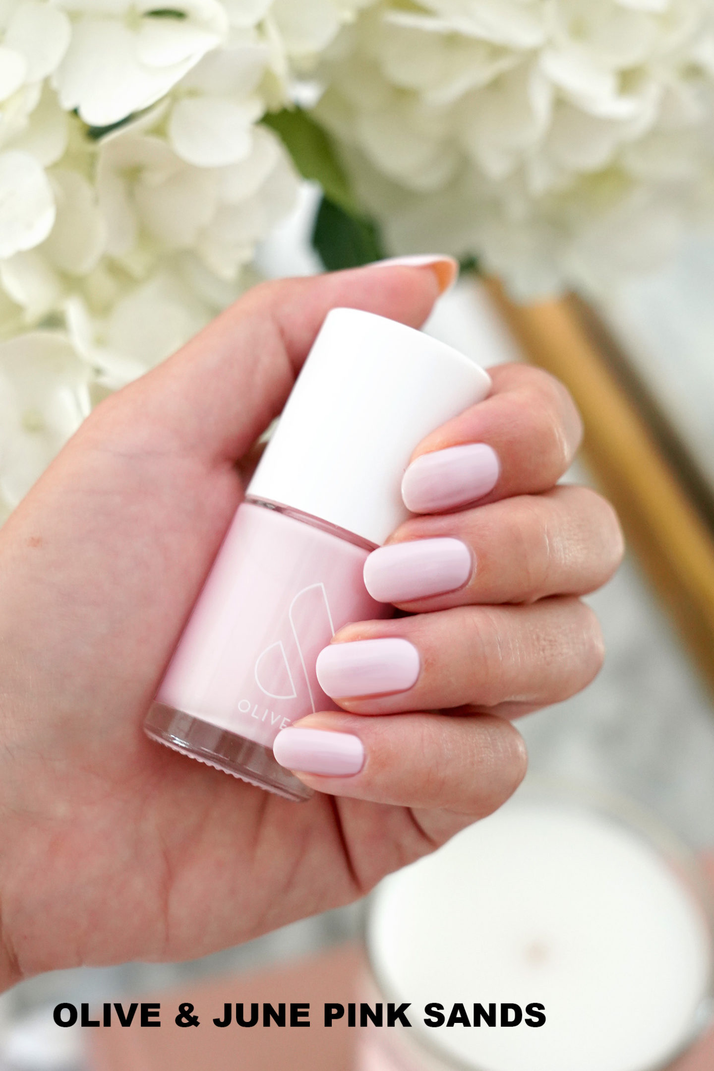 Échantillon de vernis à ongles Olive et June Pink Sands