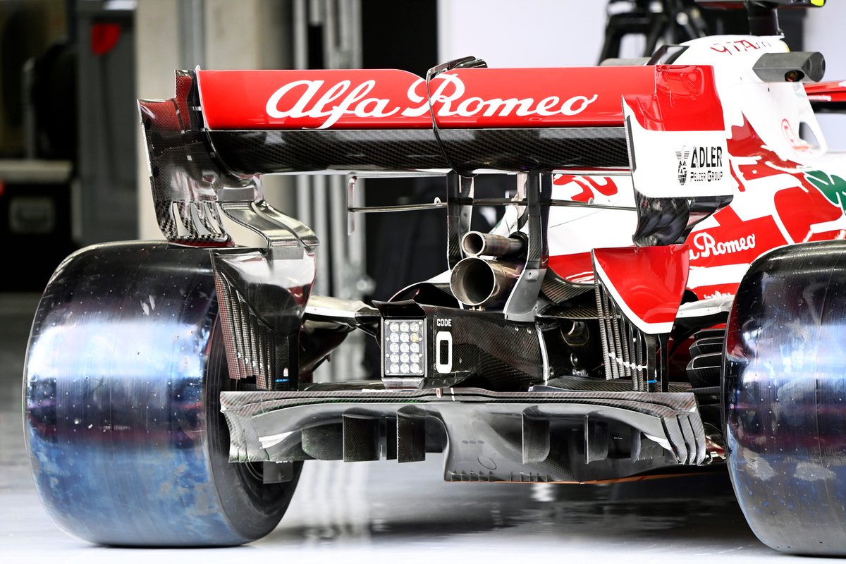 Détail arrière Alfa Romeo Racing C41