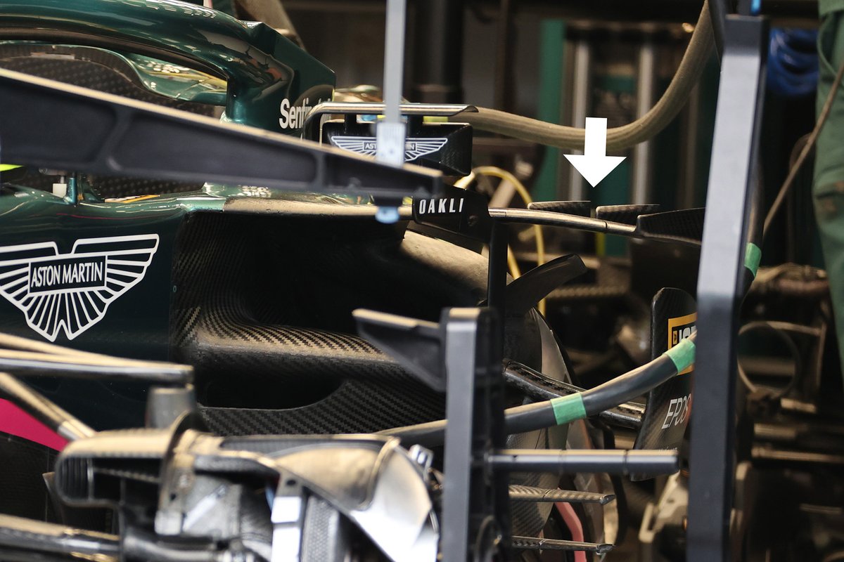 Détail de l'Aston Martin AMR21