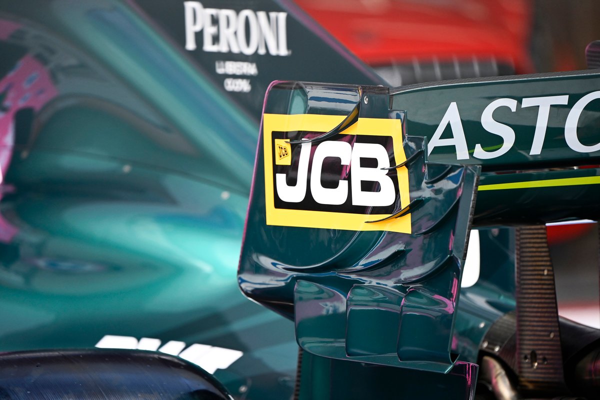 Détail arrière de l'Aston Martin AMR21