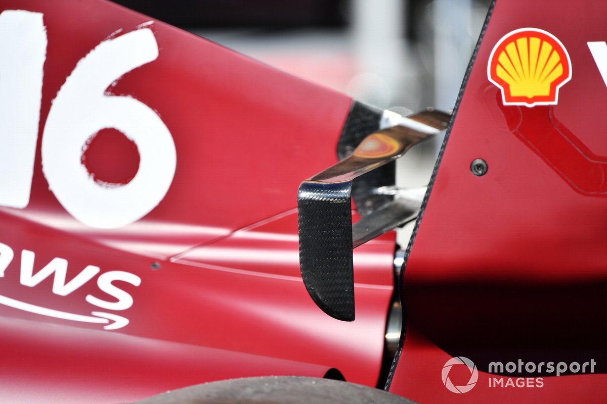 Détail aéro de la Ferrari SF21