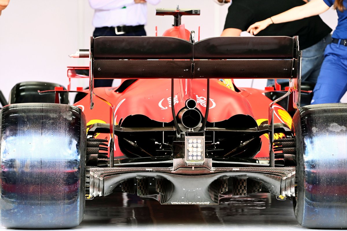 Détail arrière de la Ferrari SF21