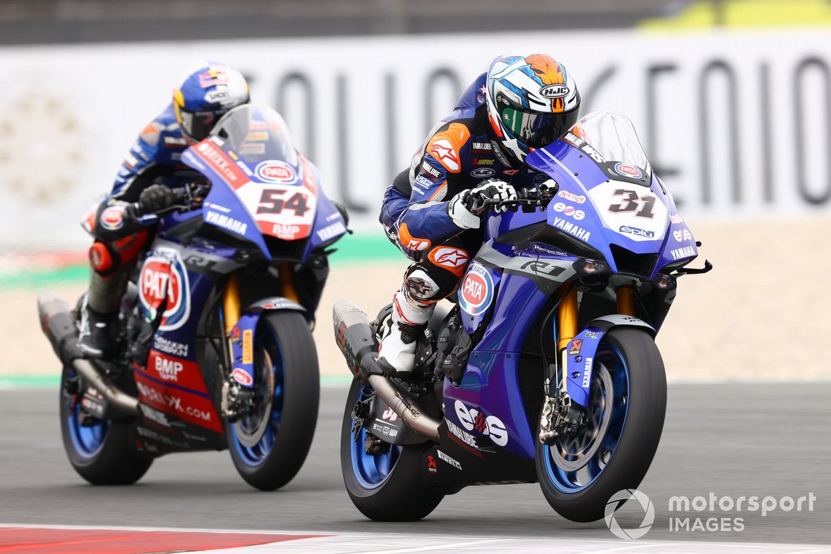 Garrett Gerloff, équipe GRT Yamaha WorldSBK, Toprak Razgatlioglu, équipe PATA Yamaha WorldSBK