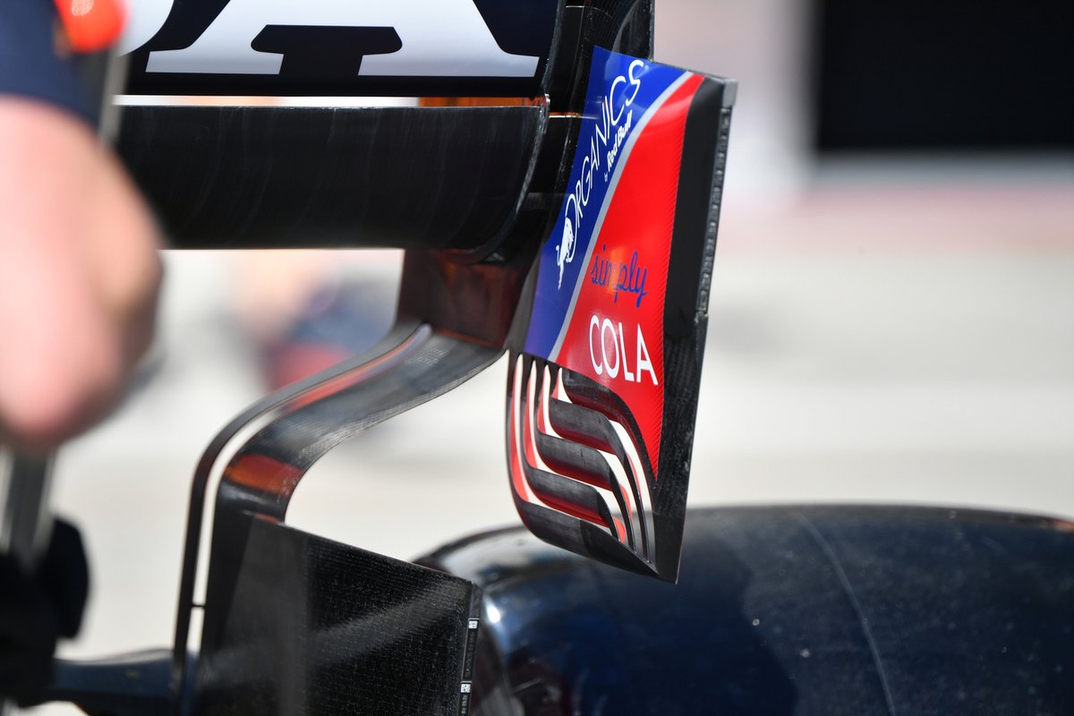 Détail arrière de la Red Bull RB16B
