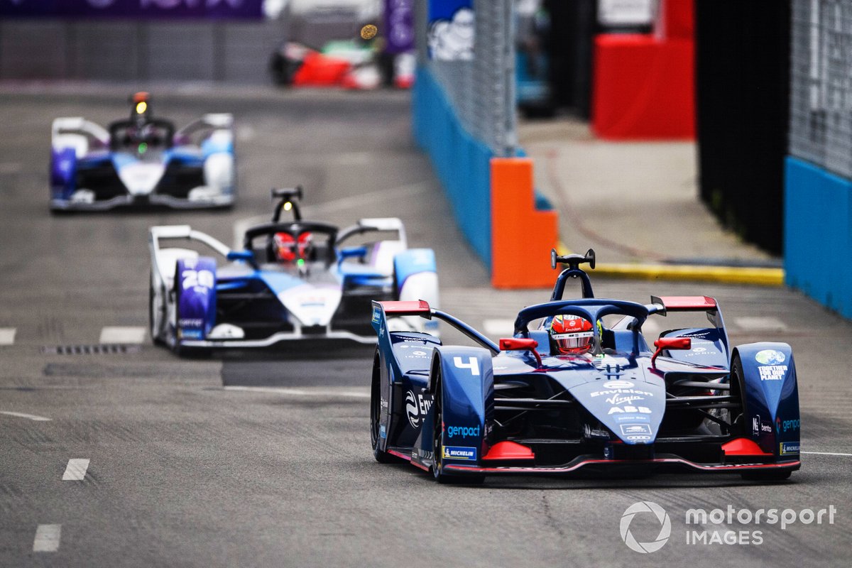Robin Frijns, Envision Virgin Racing, Audi e-tron FE07, Maximilian Gunther, BMW i Andretti Motorsport, BMW iFE.21