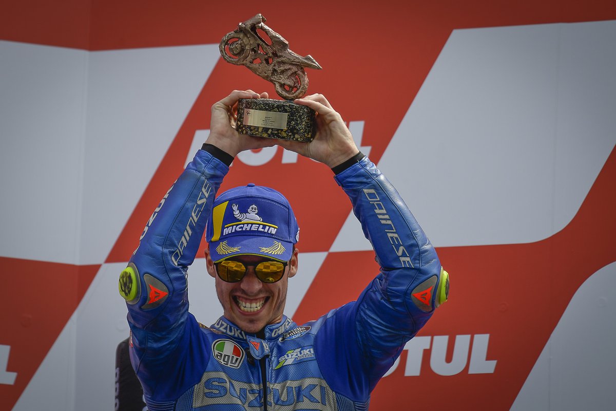 Troisième place Joan Mir, Team Suzuki MotoGP